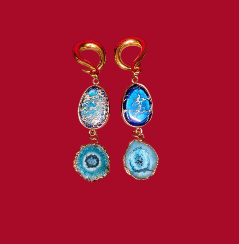 Blue Limestone/Blue Agate- The Serene One